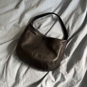 Coach Leather Hobo Shoulder Bag